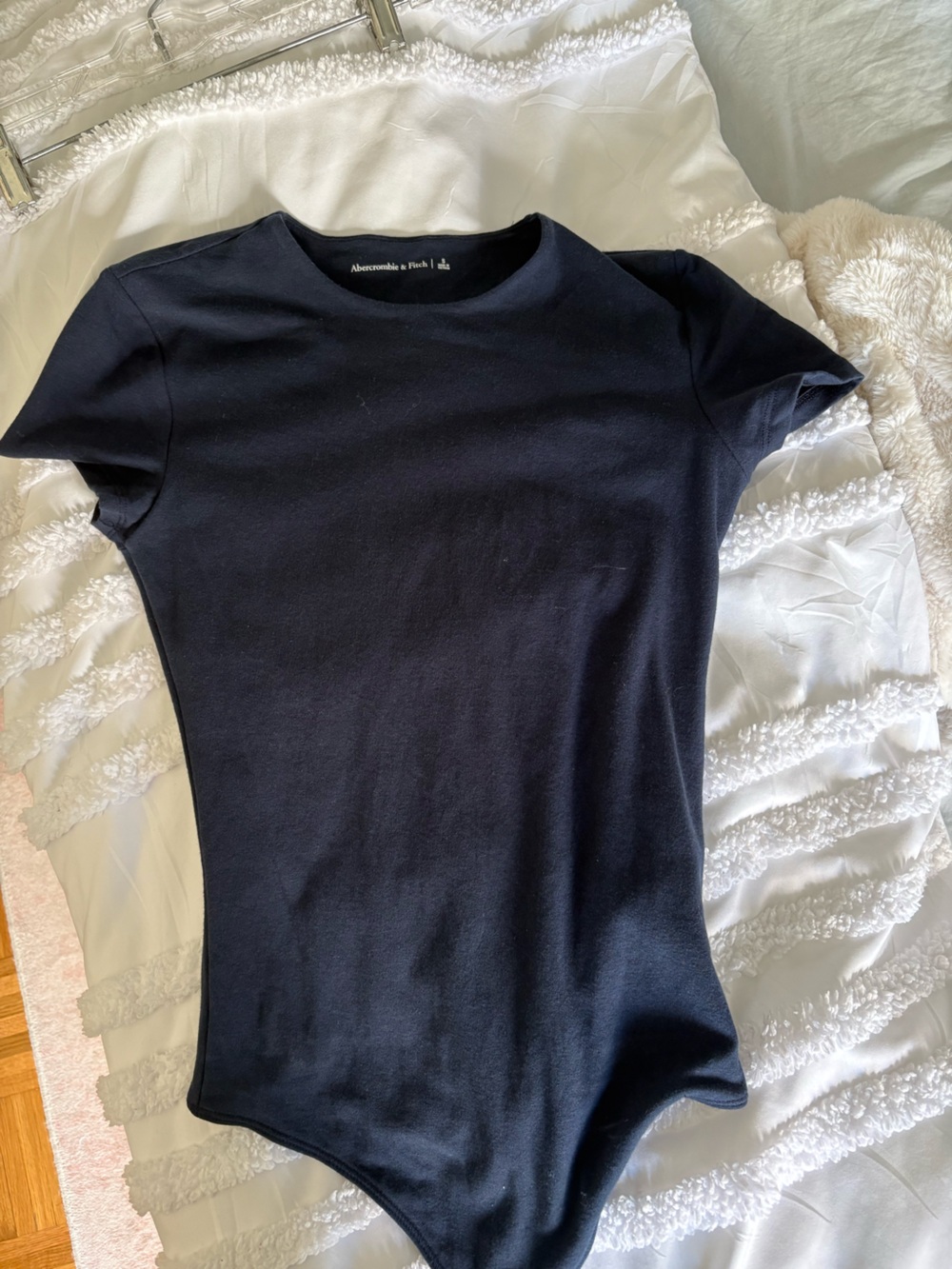 Abercrombie & Fitch Navy Short-Sleeve Women's Tee